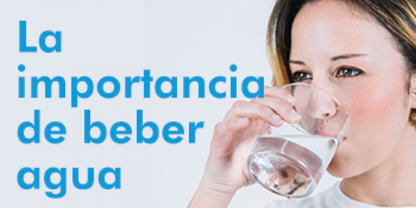 La importancia de beber agua