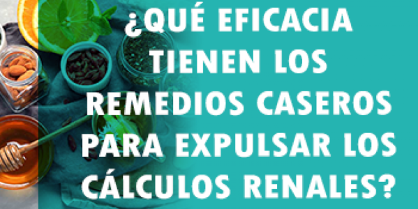 ¿Qué eficacia tienen los remedios caseros para expulsar los cálculos renales?