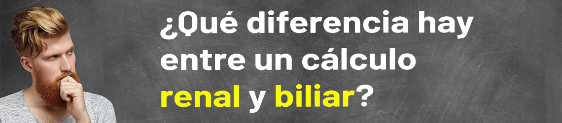 ¿Qué diferencia hay entre un cálculo renal y biliar?